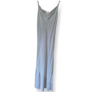 LACAUSA silky formal maxi dress, size small